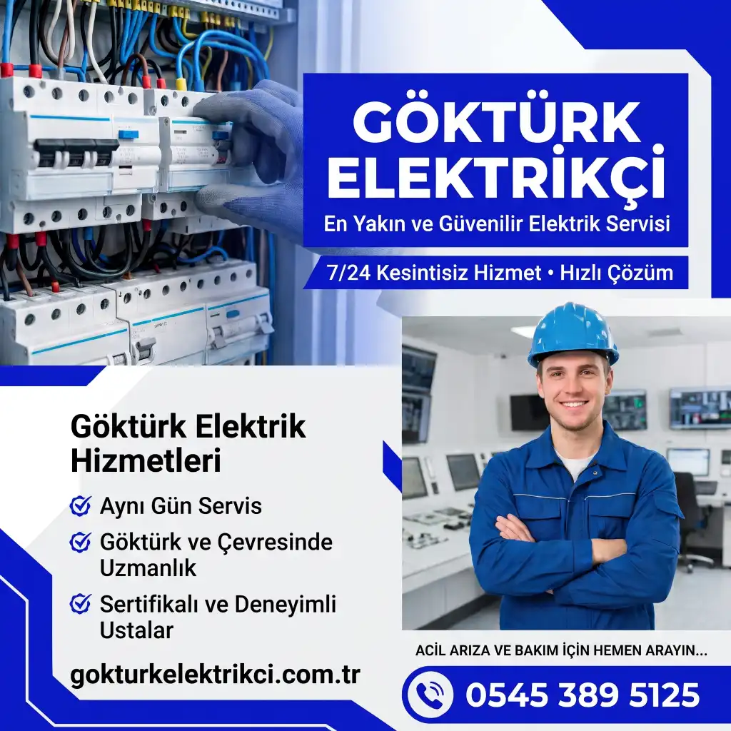 Göktürk'te elektrikçi hizmeti